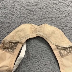 VTG Norvell Bra 28F Full Coverage 874  Floral Lace Soft Cup Cone Bullet NWOT